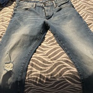 New gap destroyed jeans